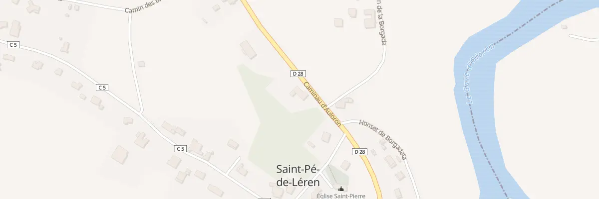 Plan du 9099 D 28 à Saint-Pé-de-Léren