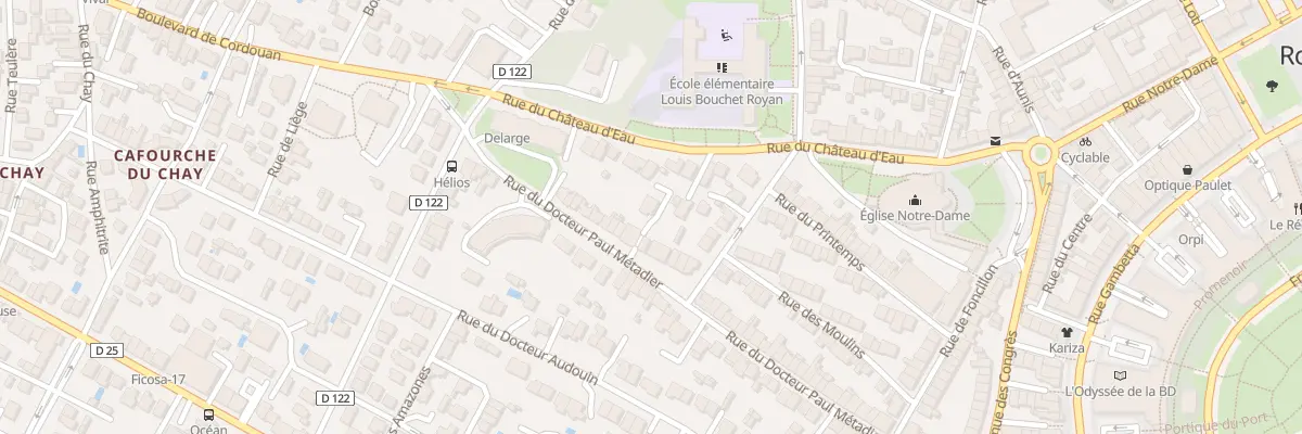 Plan du 67 Rue Doc Paul Metadier à Royan
