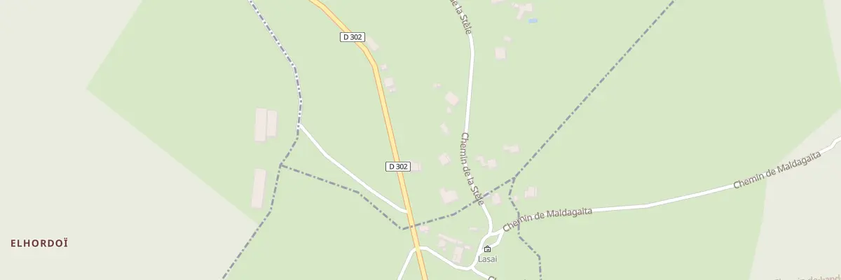 Plan du 650 Che de la Stèle à Saint-Palais