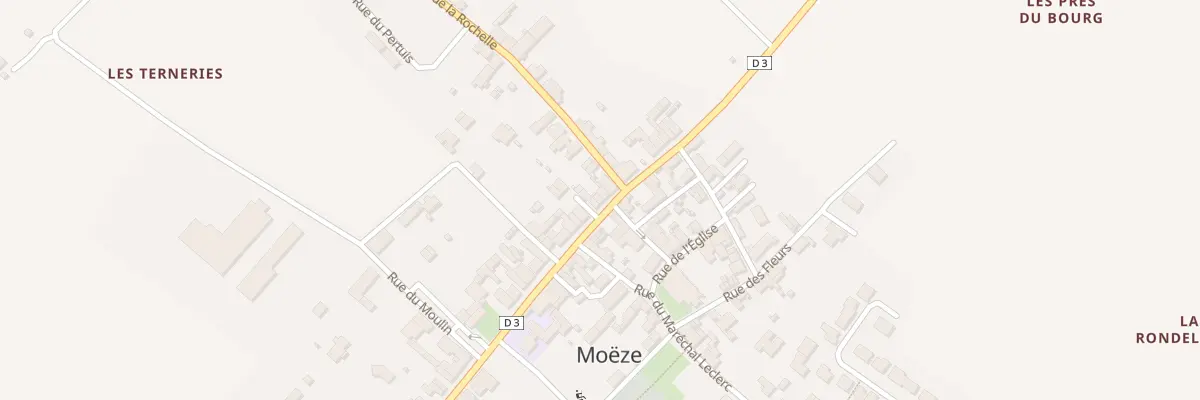 Plan du 20 Av du Gen de Gaulle à Moëze