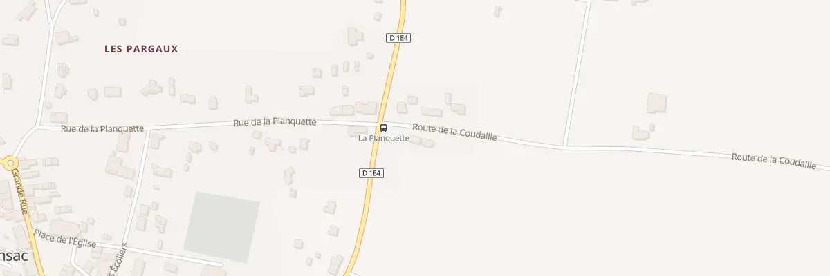 Plan du 2 Rte de la Coudaille à Vensac