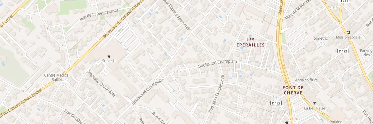 Plan du 47 Bd Champlain à Royan