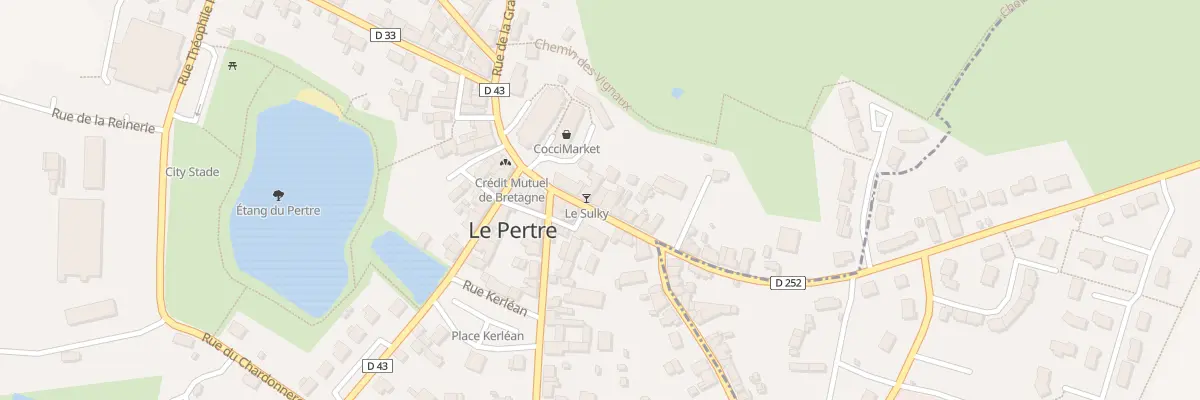 Plan du 5 Rue de la Poste au Pertre