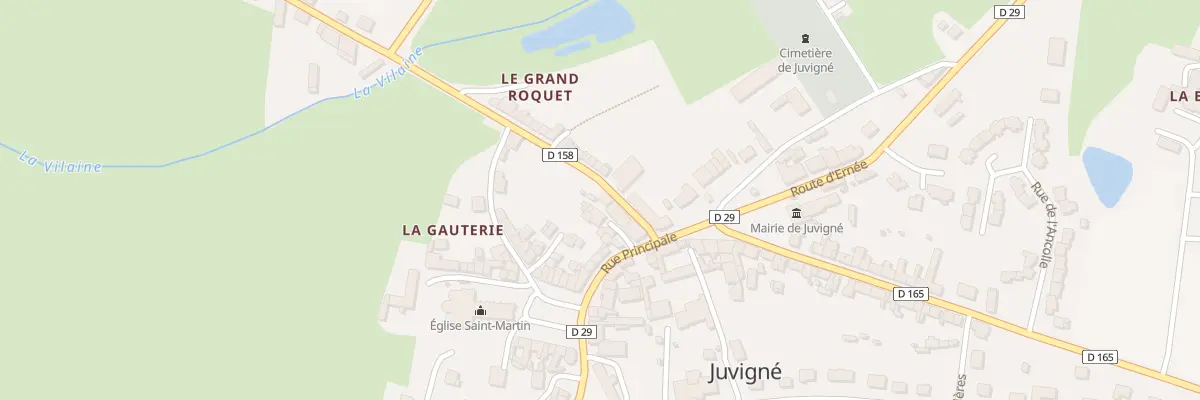 Plan du 10 Rue Principale à Juvigné