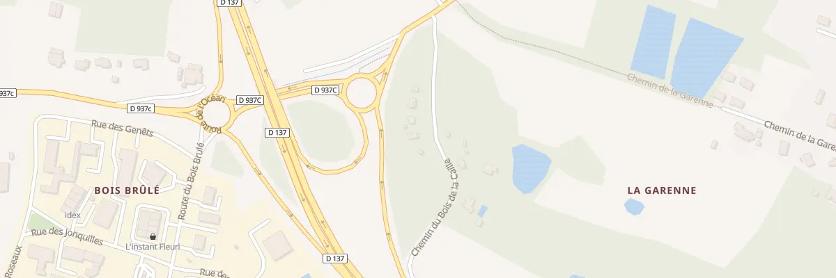 Plan du 136 Che du Bois de la Caille à Saint-Laurent-de-la-Prée