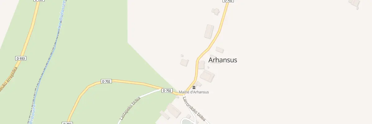 Plan du 97 Arhantsusiko errepidea à Arhansus