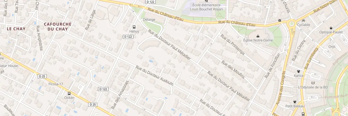 Plan du 54 Rue Doc Paul Metadier à Royan