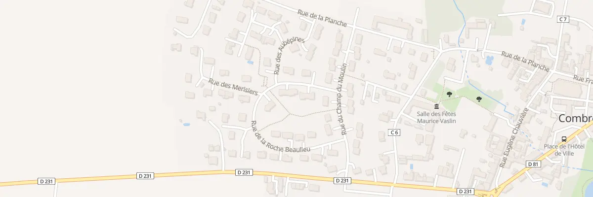 Plan du 17 Rue de la Roche Beaulieu à Ombrée d’Anjou
