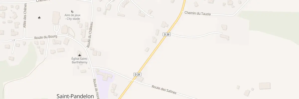 Plan du 115 Rte de Dax à Saint-Pandelon