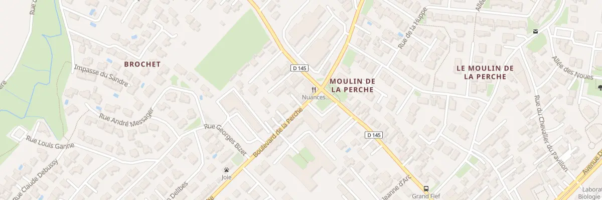 Plan du 5B Bd de la Perche à Royan