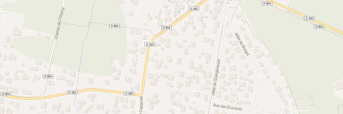 Plan du 25T Rue du Caplande au Teich