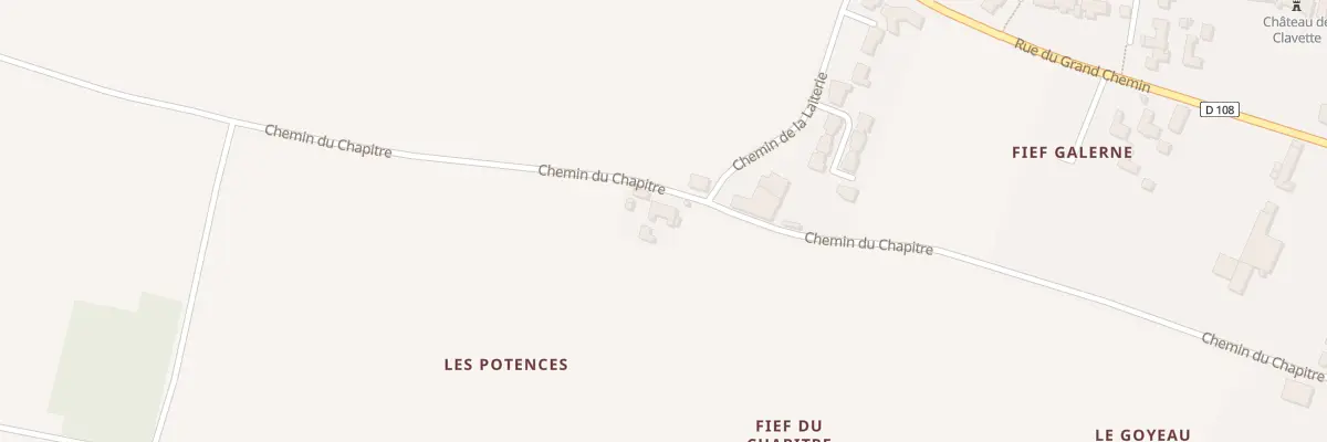 Plan du 3 Che du Chapitre à Clavette