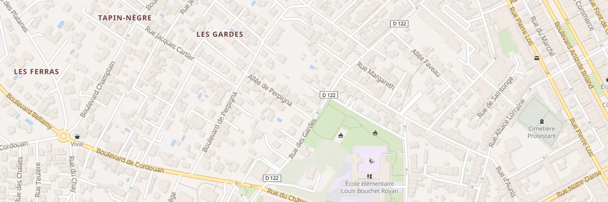 Plan du 3 All de Perpigna à Royan