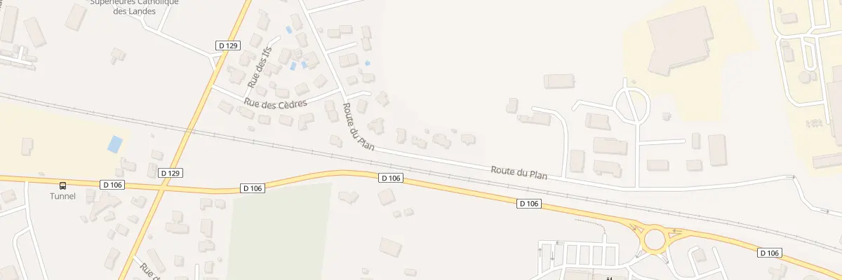 Plan du 13 Rte du Plan à Dax