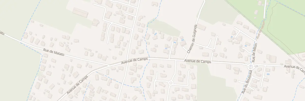 Plan du 22 Av de Camps au Teich