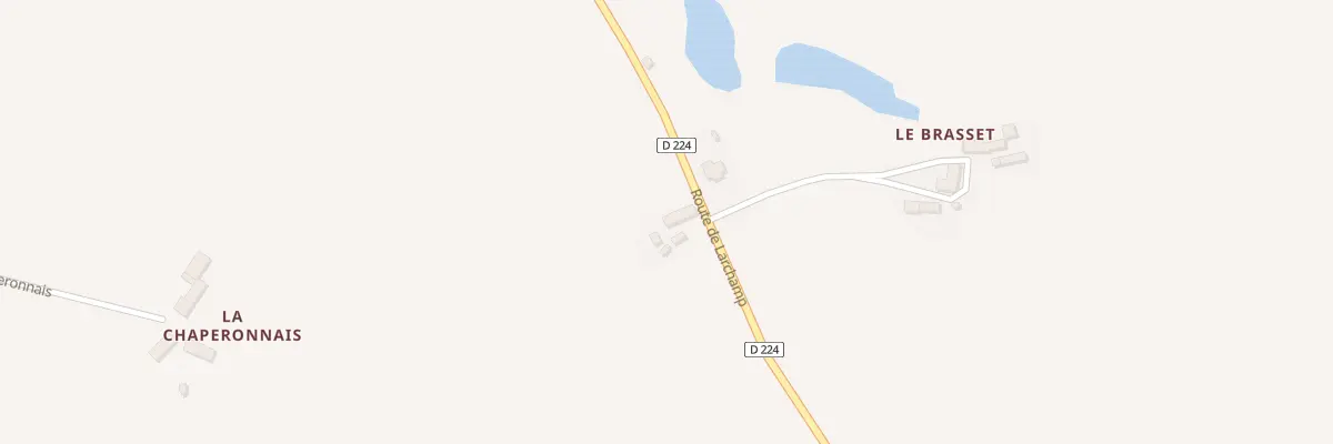 Plan du 122 Rte de Larchamp à Saint-Ellier-du-Maine
