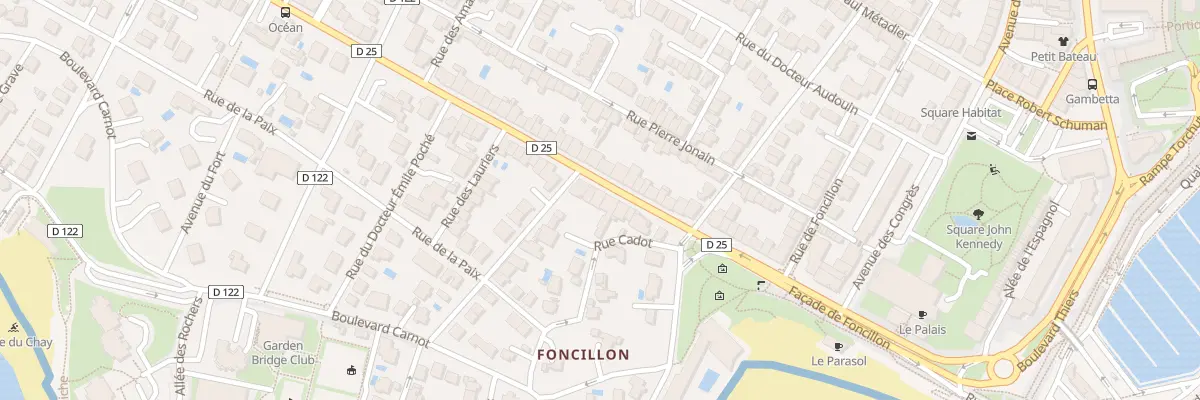 Plan du 8 Av de Pontaillac à Royan