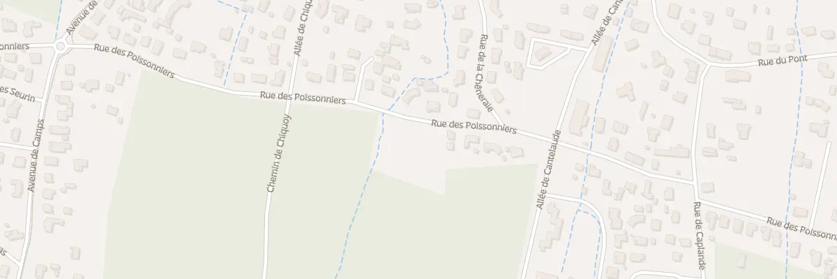 Plan du 75 Rue des Poissonniers au Teich