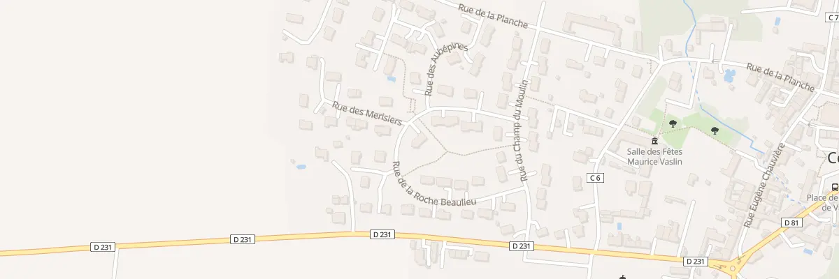Plan du 11 Rue de la Roche Beaulieu à Ombrée d’Anjou