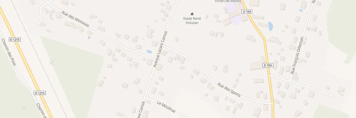 Plan du 21 Rue des Sports à Saint-Vivien-de-Médoc