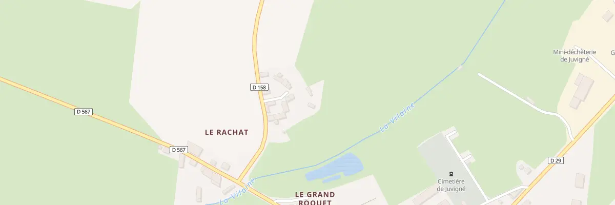 Plan du 6 Le Rachat à Juvigné
