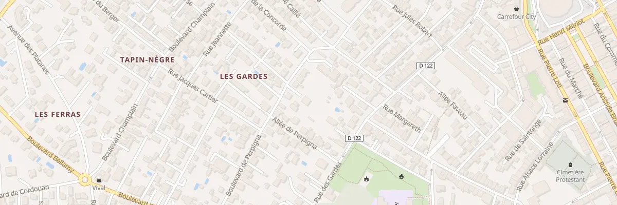 Plan du 27 Bd de Perpigna à Royan