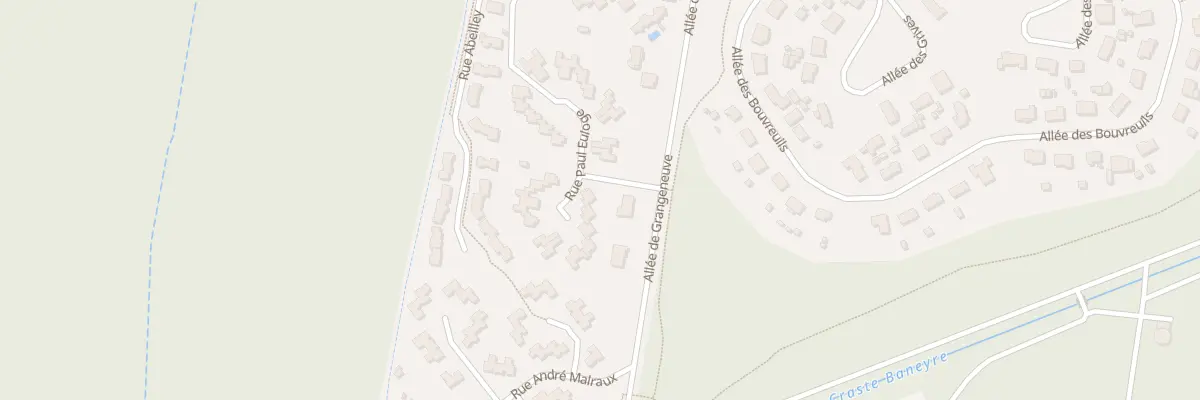 Plan du 1 Rue de la Res Grangeneuve au Teich