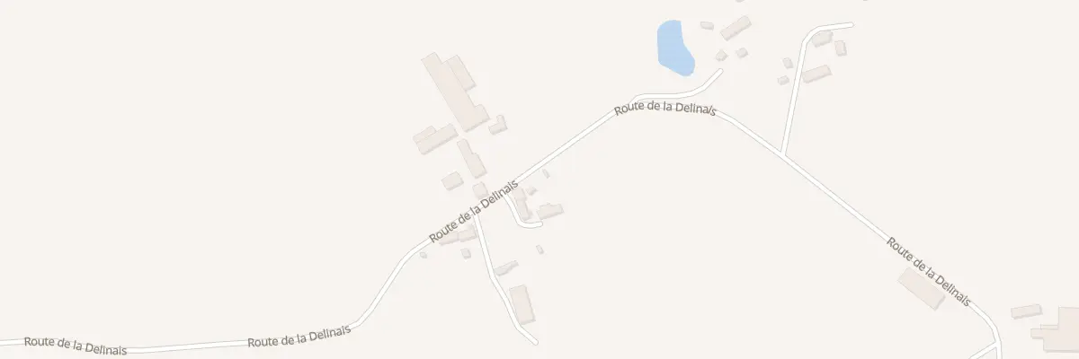 Plan du 1625 Rte de la Delinais à Savigny-le-Vieux