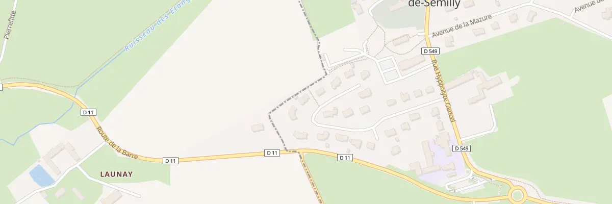 Plan du 23 Rue des Pommiers à La Barre-de-Semilly