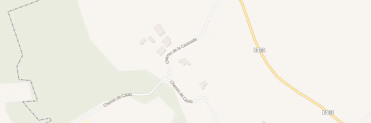 Plan du 307 Chem de la Caussade à Saint-Cricq-du-Gave