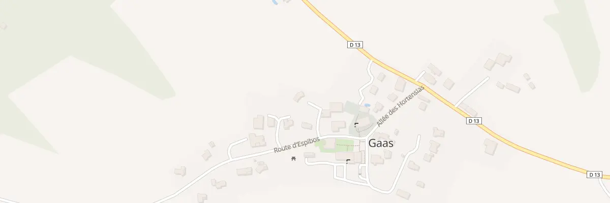Plan du 74 Rte d’Espibos à Gaas