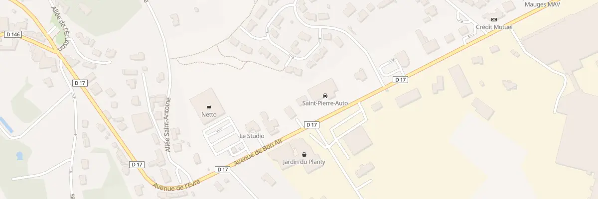 Plan du 80B Av de Bon Air (Pierre-Montlt) à Montrevault-sur-Èvre