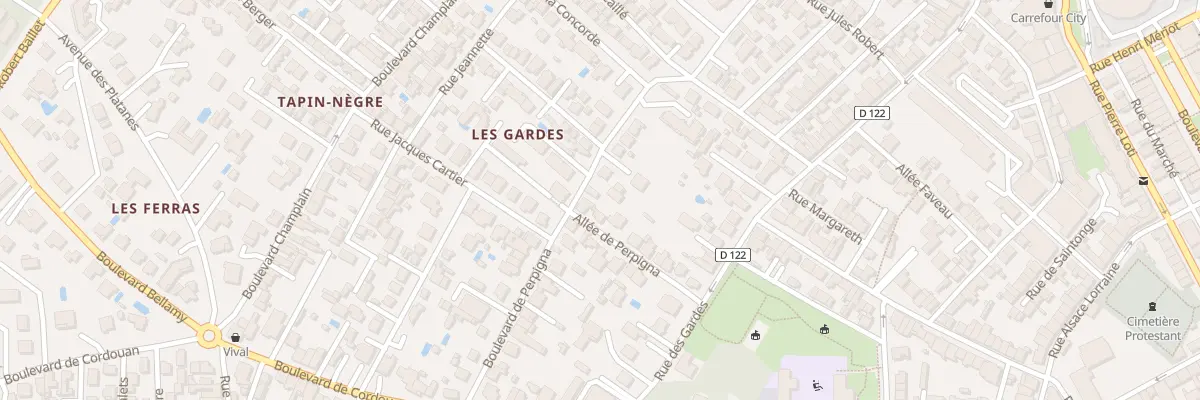 Plan du 21B Bd de Perpigna à Royan
