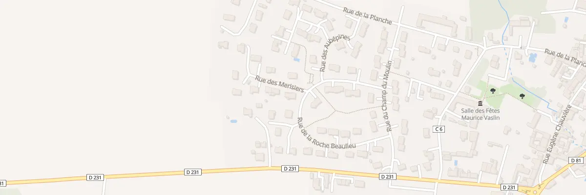 Plan du 2 Rue des merisiers à Ombrée d’Anjou