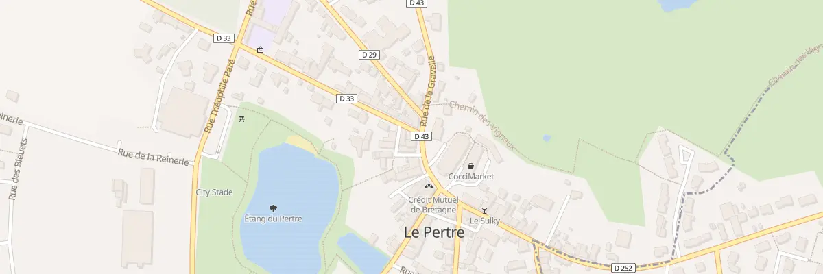 Plan du 3 Pl de l’Eglise au Pertre
