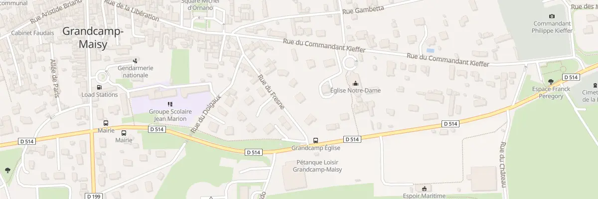 Plan du 17 Rue du Fresne à Grandcamp-Maisy