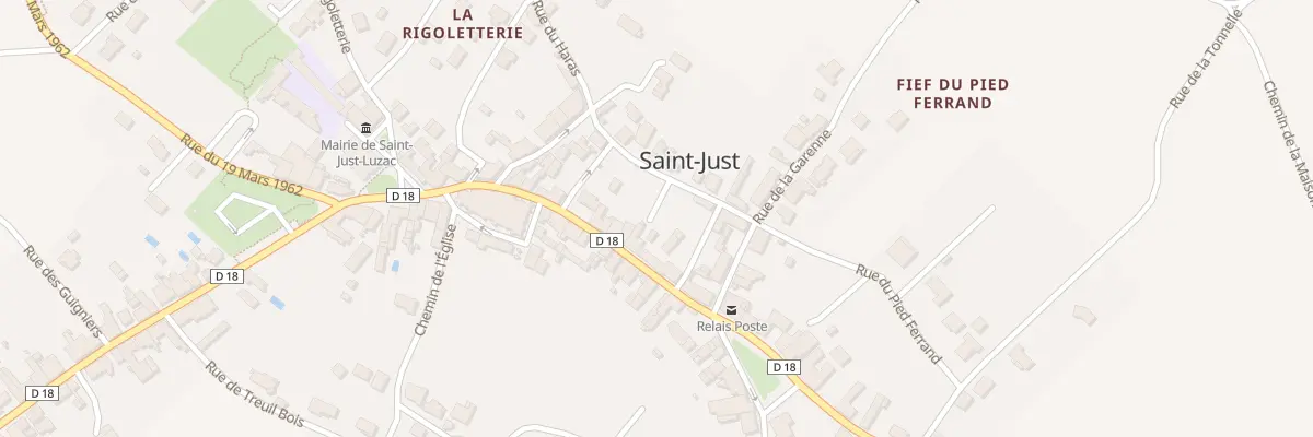 Plan du 23 Rue de la République à Saint-Just-Luzac