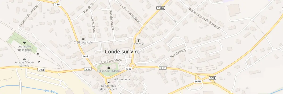 Plan du 3 Pas de la Mairie à Condé-sur-Vire