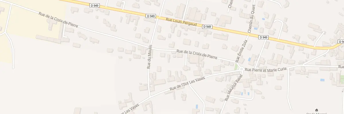 Plan du 19 Rue de la croix de pierre à Nalliers