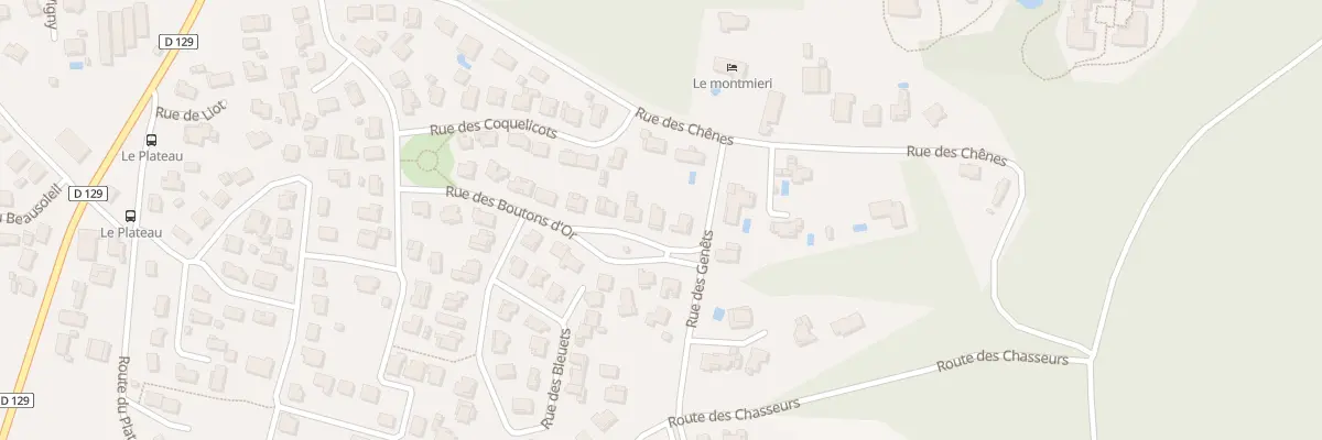 Plan du 17 Rue des Boutons d’Or à Dax
