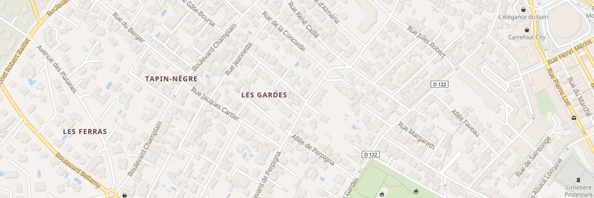 Plan du 34 Bd de Perpigna à Royan
