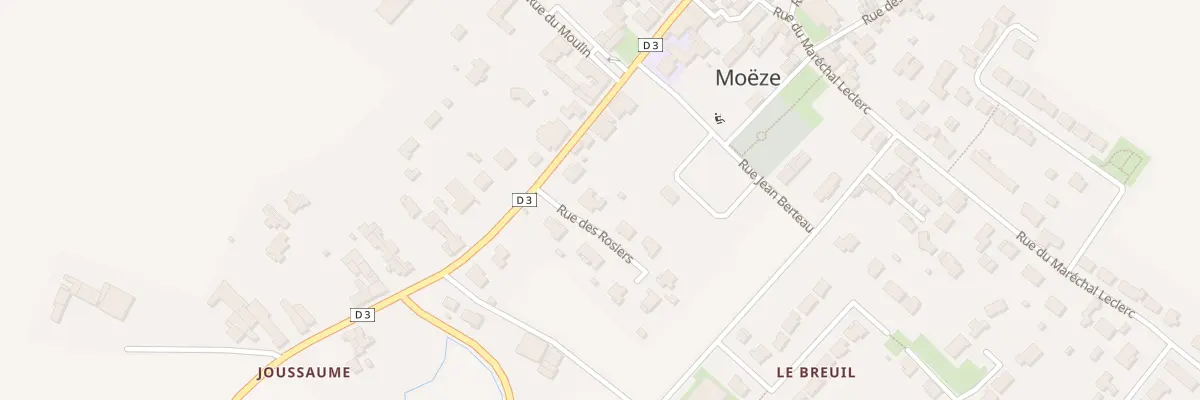Plan du 1 Rue des Rosiers à Moëze