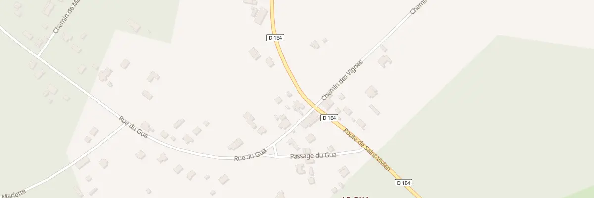 Plan du 2 Rue du Gua à Vensac