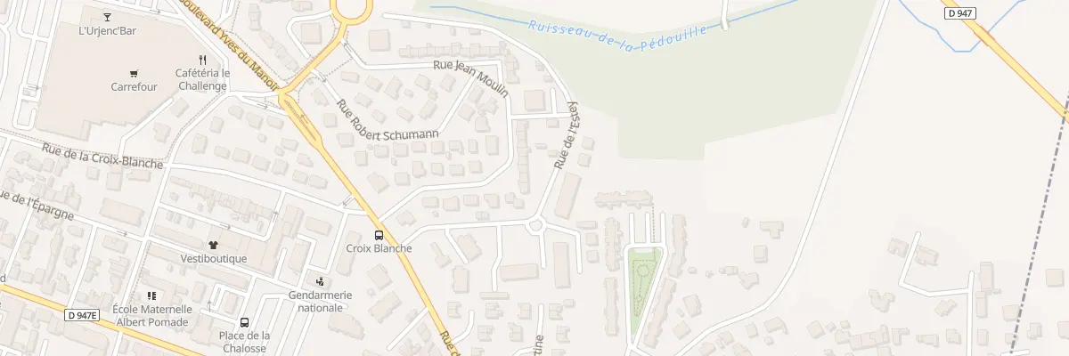 Plan du 18 Rue Jean Moulin à Dax