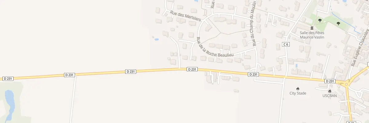 Plan du 16 Rue de la Roche Beaulieu à Ombrée d’Anjou
