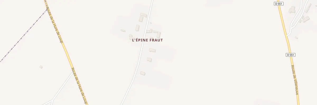 Plan du 5536A L’Epine Fraut à Condé-sur-Vire
