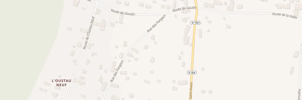 Plan du 32 Rue des Pargaux à Vensac