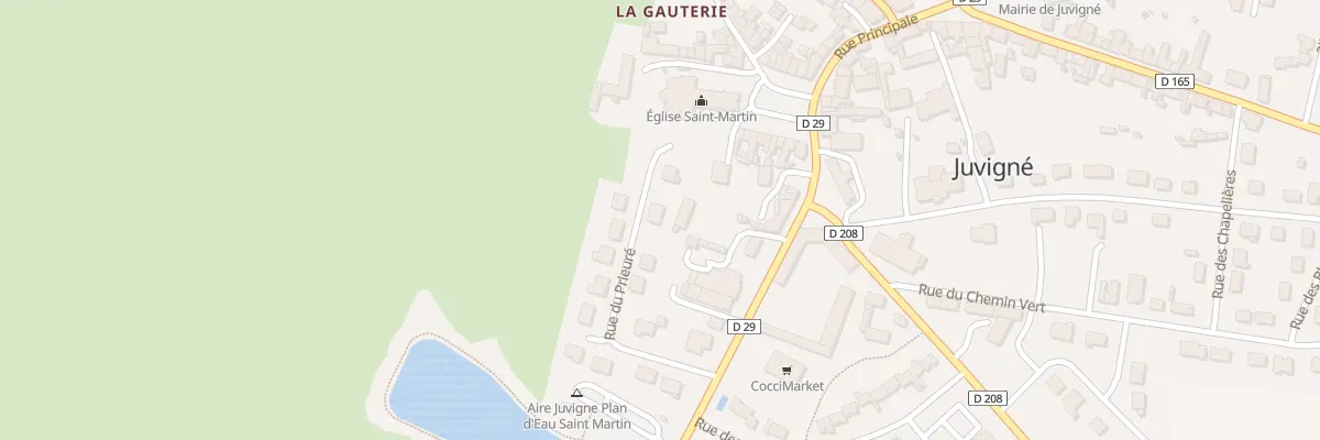 Plan du 8 Rue du Prieuré à Juvigné