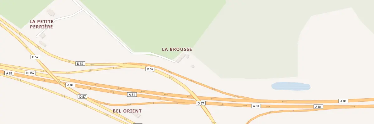 Plan du 1 La Brousse à La Gravelle