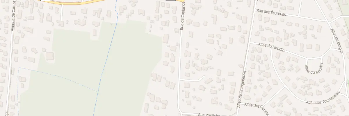 Plan du 56 Rue du Caplande au Teich